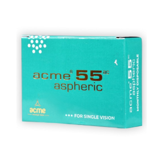 Acme 55 Aspheric Monthly Contact Lenses (4 Lens/Box)